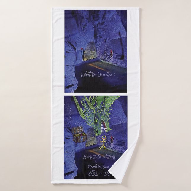 Alcanzar su toalla de baño de Objetivos (Toalla de baño)