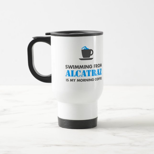 Alcatraz es mi taza del viaje del café el | de la (Izquierda)