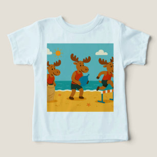 Alce en Movimiento – Camiseta de verano de las Oli