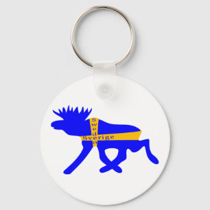 Alces suecos, llavero
