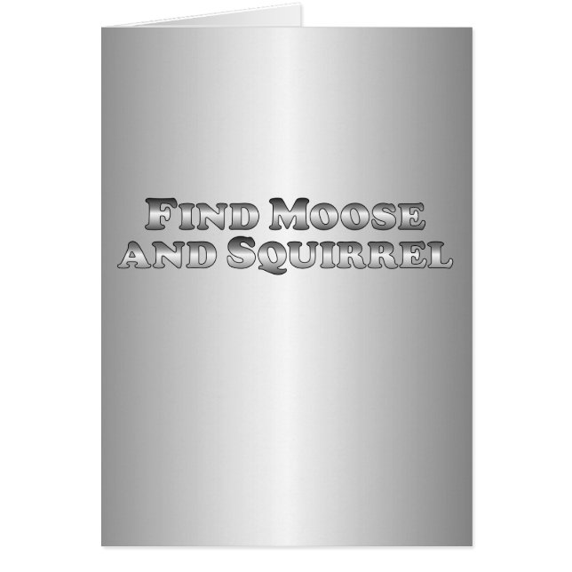 Alces y ardilla del hallazgo - básicos (Frente)