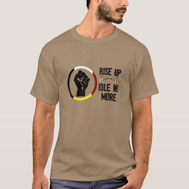 Álcese - esté desocupada no más de camiseta (Anverso)