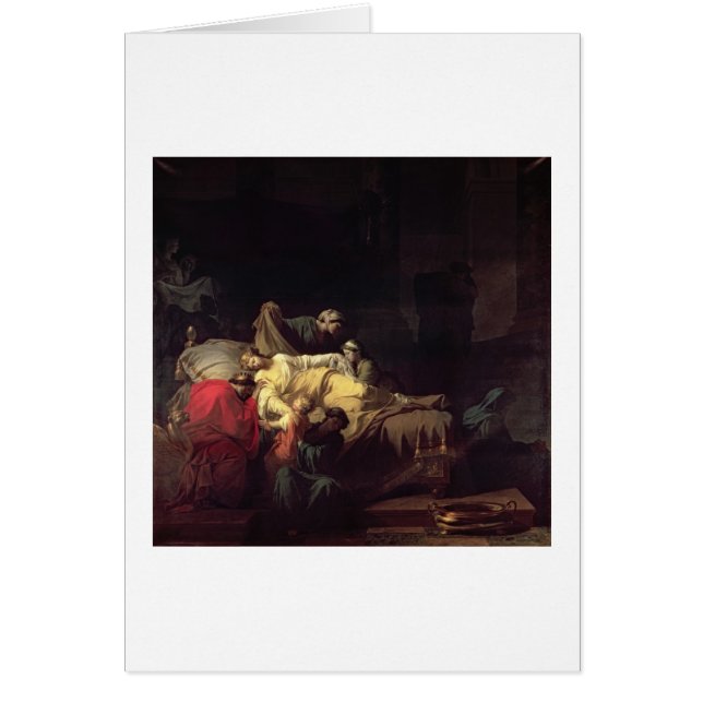 Alcestis se sacrifica para ahorrar su anuncio del (Frente)