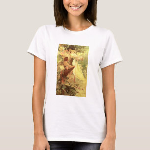 Alcohol de Alfonso Mucha de la camiseta de la