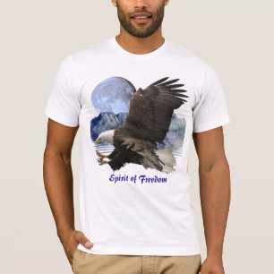 ALCOHOL de la camiseta de la fauna de Eagle calvo