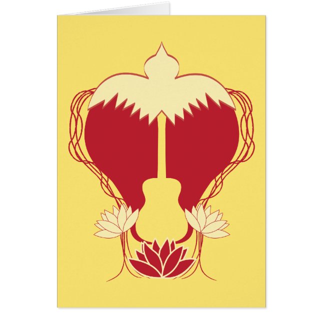 Alcohol de la guitarra del corazón (Frente)