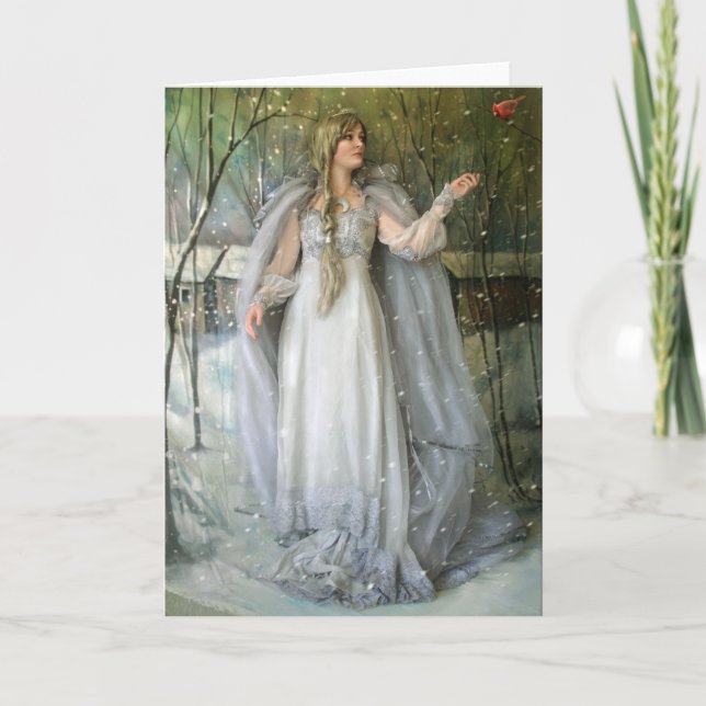 Alcohol de la tarjeta del invierno (Anverso)