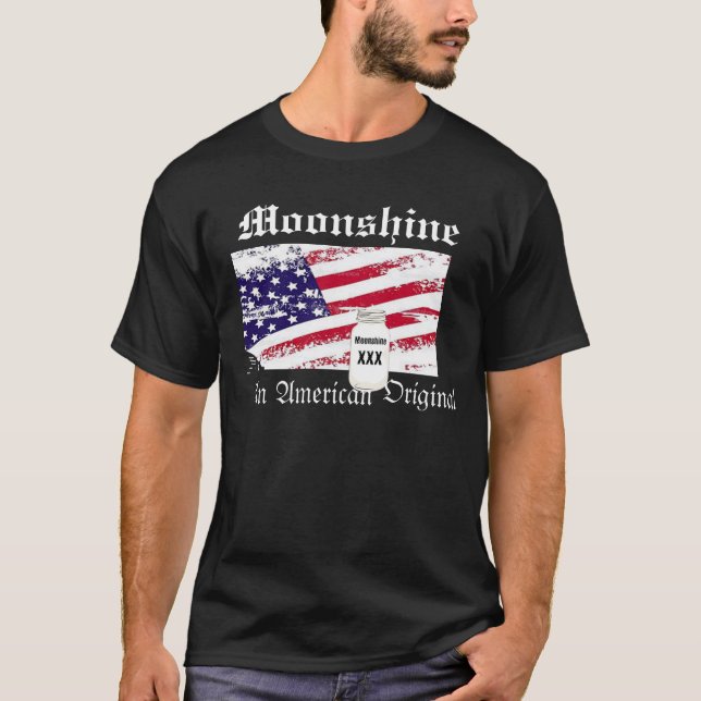 Alcohol ilegal, una camiseta original americana (Anverso)