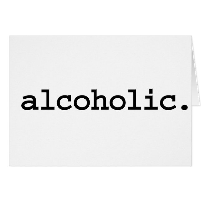 alcohólico (Anverso (Horizontal))