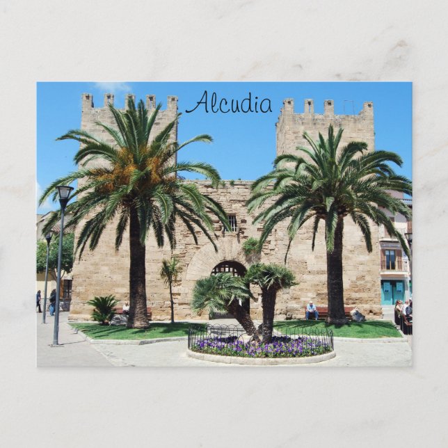 Alcudia, postal de Mallorca (Anverso)