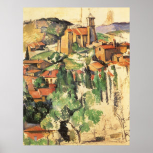 Aldea de Gardanne por Paul Cezanne, Arte de época