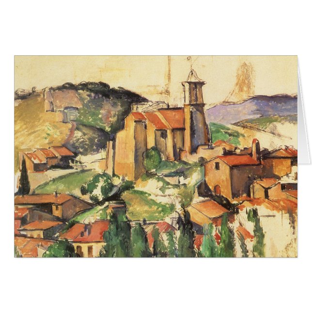 Aldea de Gardanne por Paul Cezanne, Arte de época (Anverso (Horizontal))