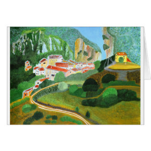 Aldea en la montaña