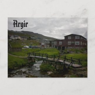 Aldea feroesa de Argir: Postal