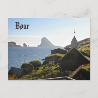 Aldea feroesa de Bøur: Postal