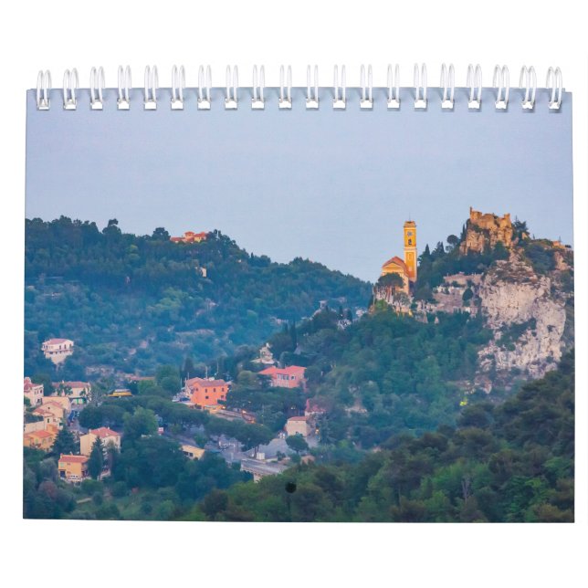 Aldea Medieval Eze, Calendario de la Riviera Franc (Reverso)