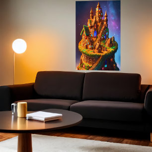 Aldea única de Gingerbread Arte IA