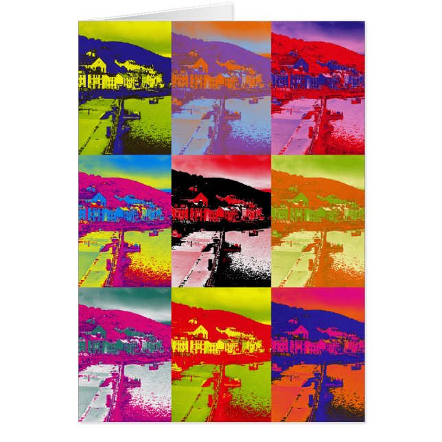 ALDEAS DE LA TARJETA DE GREETINAS DE GALES (Frente)