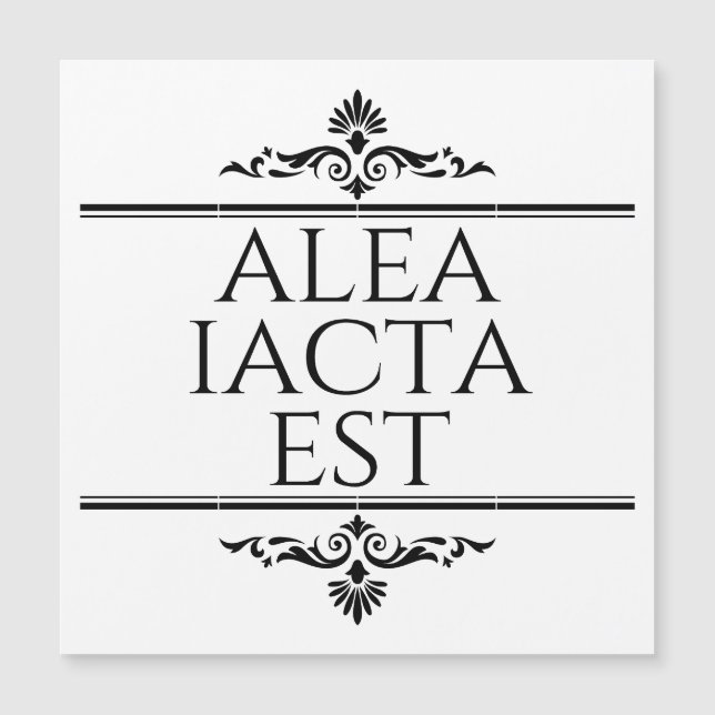 Alea Iacta Est (Anverso)