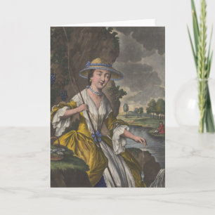 Alegoría de agosto - tarjeta de felicitación