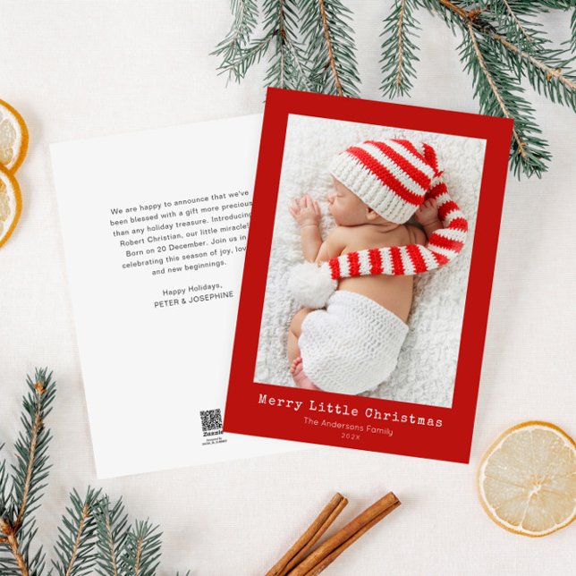 alegre anuncio de nacimiento de navidades pequeños (Subido por el creador)