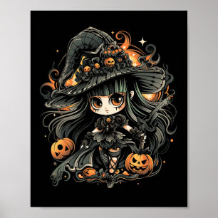 Alegre arte de brujas de Halloween