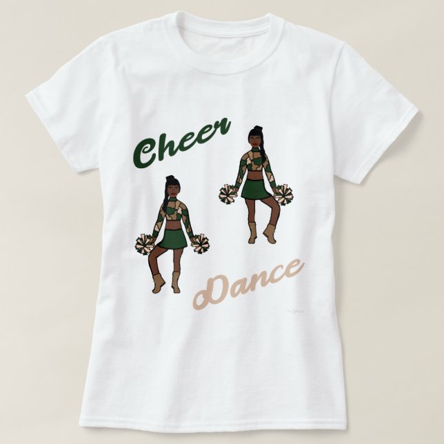 Alegre/ Baile Camiseta Verde Camo) (Diseño del anverso)