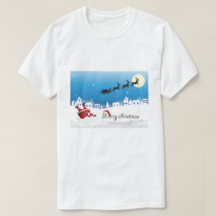 alegre camiseta navideña para el hombre