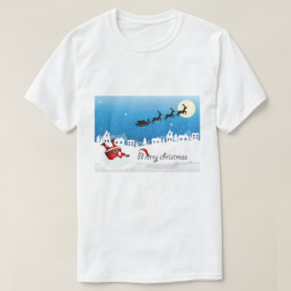 alegre camiseta navideña para el hombre
