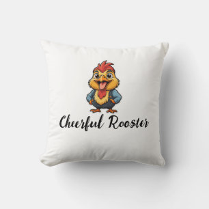Alegre Cojín decorativo de gallos - Personalizado 