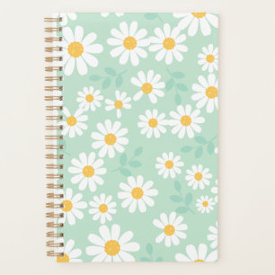 Alegre cubierta del planificador floral Daisy