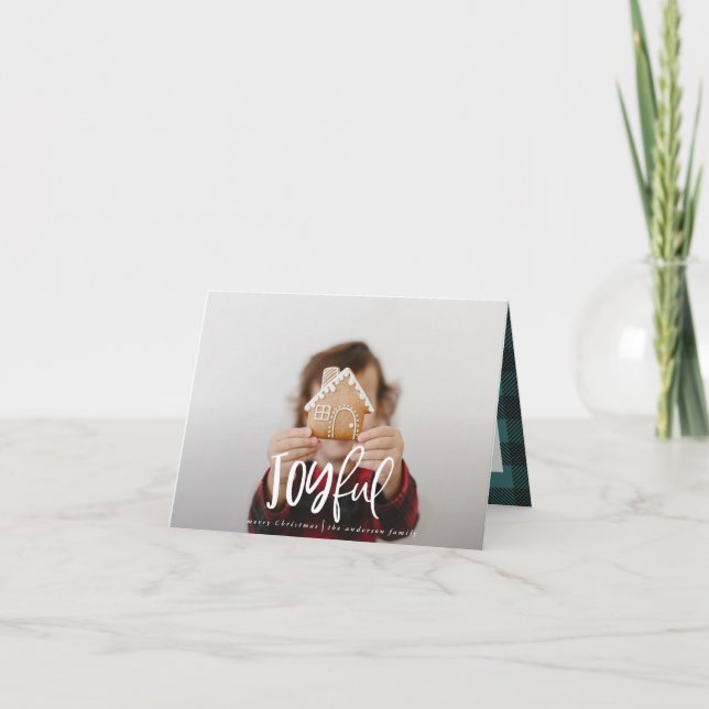 Alegre día festivo de la familia tartan de un guio (Anverso)