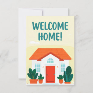 Alegre diseño de tarjetas de bienvenida con estilo