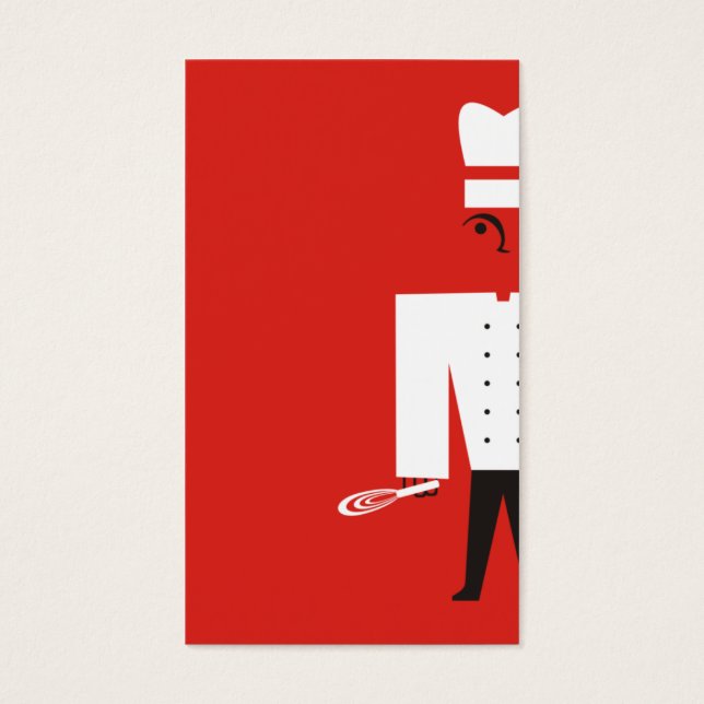 Alegre el cocinero masculino friendo el whisky de  (Frente)