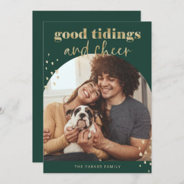 Alegre Faux Gold | Un Navidad de Photo Arch