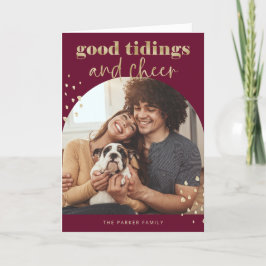 Alegre Faux Gold | Un Navidad de Photo Arch