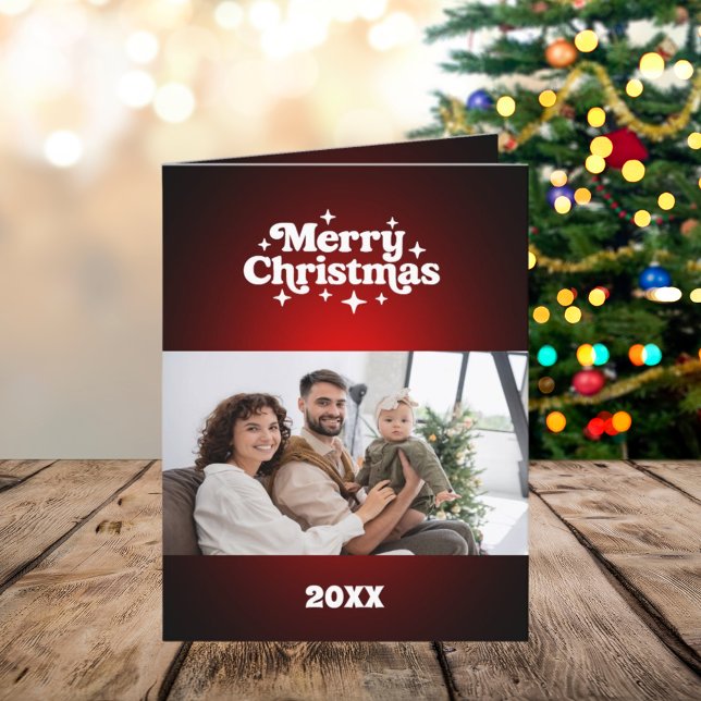 Alegre foto de Navidad de año blanco rojo reseña (Subido por el creador)