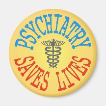 Alegre imán a favor de la psiquiatría