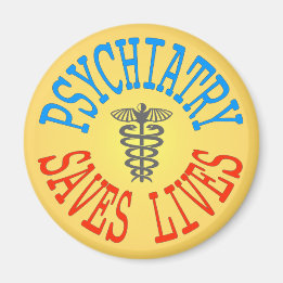 Alegre imán a favor de la psiquiatría