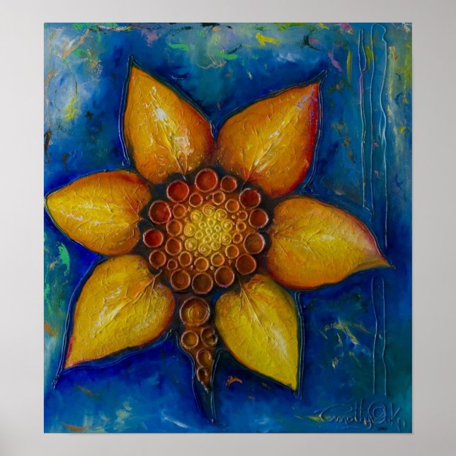 Alegre - Impresión de lienzo multimedia (Frente)