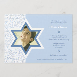 Alegre - invitación de Mitzvah de la barra