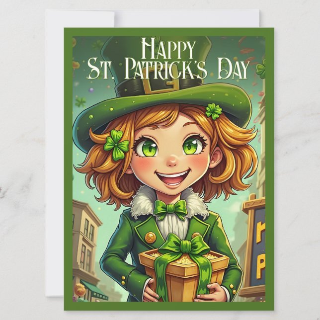 Alegre Leprechaun - San Patricio (Anverso)