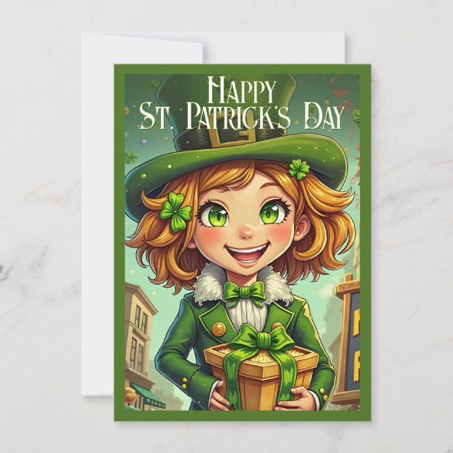 Alegre Leprechaun - San Patricio (Anverso)