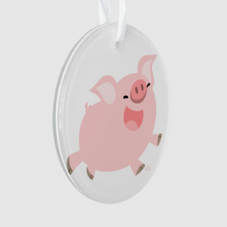 Alegre lindo Personalizado ornamento acrílico de c