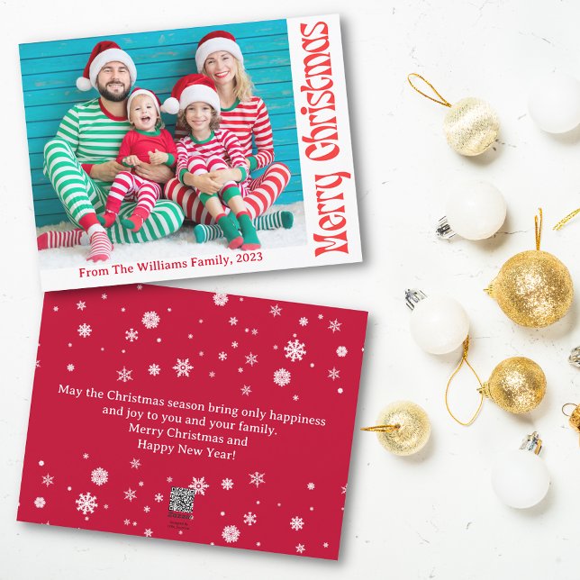 alegre navidad de la familia retro roja vintage (Subido por el creador)