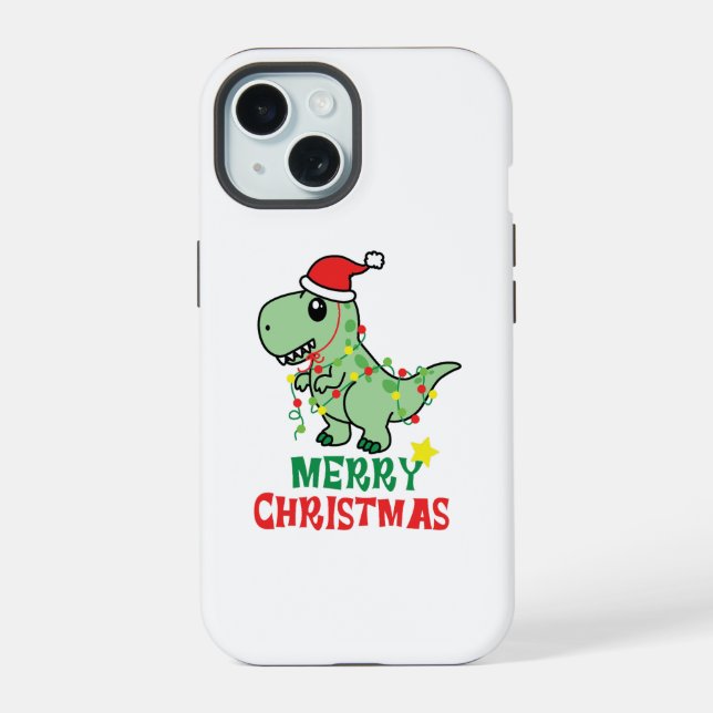 alegre navidad dinosaurio (Reverso )