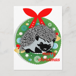 alegre navidad hedgehog