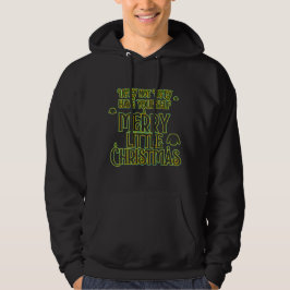 alegre Navidades suéter feo Hoodie