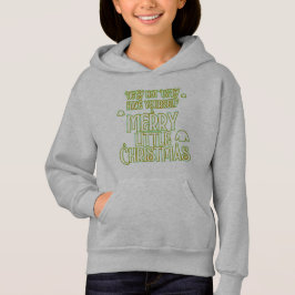 alegre Navidades suéter feo Kids Hoodie