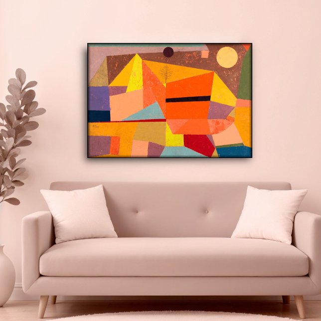 Alegre paisaje montañoso, arte abstracto de Paul K (Subido por el creador)